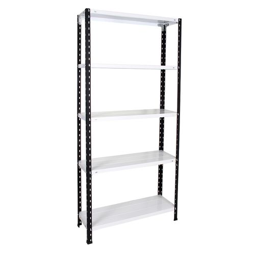 Metal Rack 5 Estantes Blanco 1.80 M Sc Metalúrgica