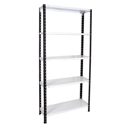 Estantería Metal Rack 5 Estantes 1.80 M Blanco