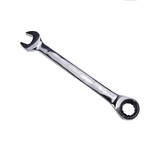 Llave combinada con trinquete 16 mm cromo Robust