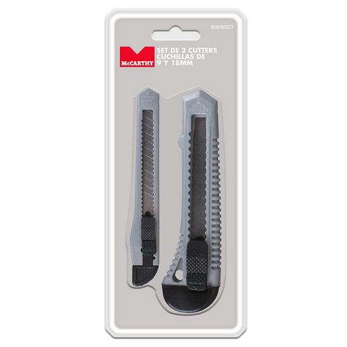 Set 2 Cutters Cuchillas de 9 y 18 mm Robust