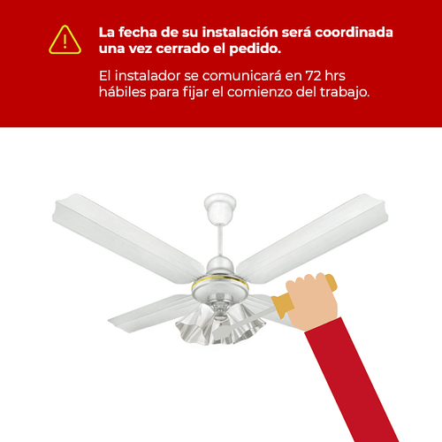 Instalación Basica Ventilador de techo - Easy Caba-Gba