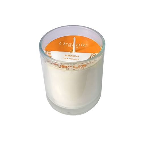 Vela Basic Maracuya Vaso De Vidrio Organic Spa