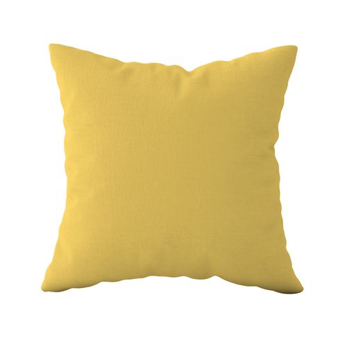 Almohadon 50 X 50 Tusor Mostaza Vh Fabrics