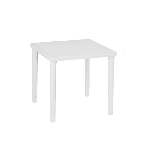 Mesa Plástica Jamaica Blanco 75X75 Cm Voss 2000