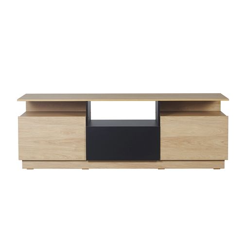 Rack para TV 180X41X62Cm Hickory/Negro Ricchezze