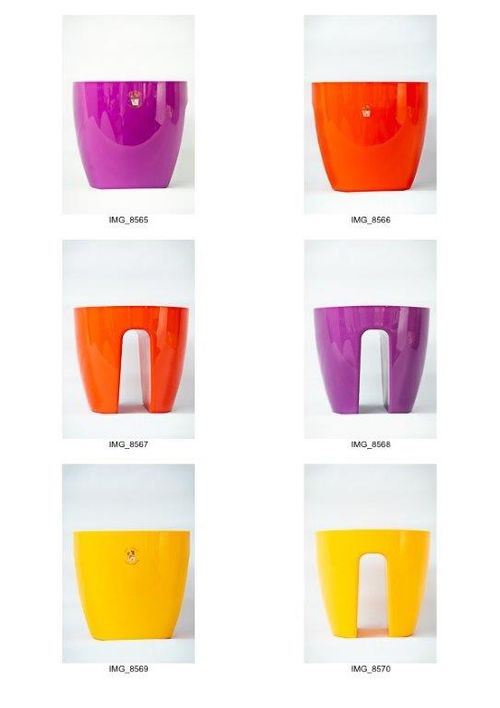 Maceta Balconera Premium Nro27 Amarillo Ta Plastic