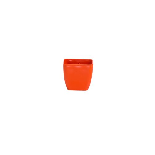 Maceta Premium Cuadrada Nro12 Naranja Ta Plastic