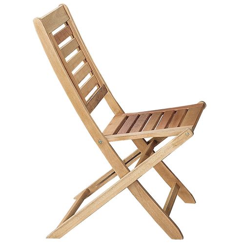 Silla Plegable 60X90X46Cm Marrón Amancay Ecomadera