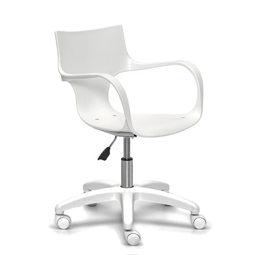 Silla Pc Jim 65X65X91 Cm Blanco