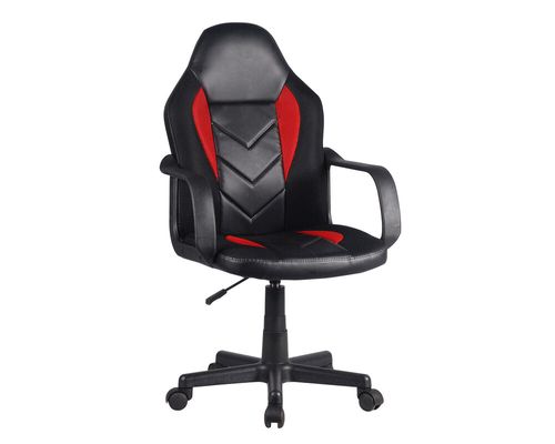 Silla gamer 5238PR negro/rojo 94x55x59 cm M+Design