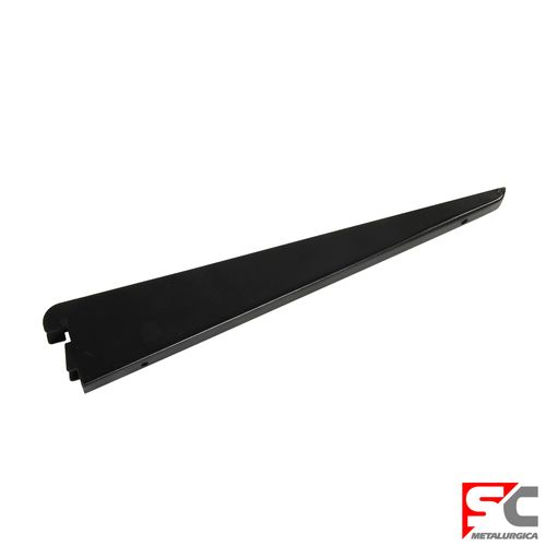 Ménsula Doble 27 Cm Negro X 1U