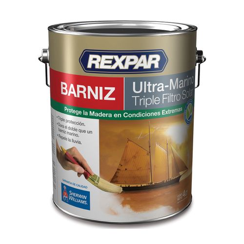 Barniz Ultra Rexpar Natural 1Lt Sherwin Williams