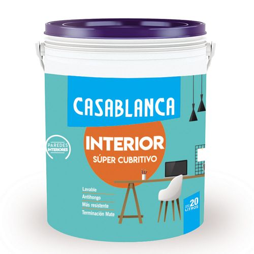 Látex Interior 20 L Casablanca