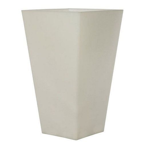 Maceta Piramidal La Cioppa Fibrocemento 2 Kg Gris 17X13 Cm