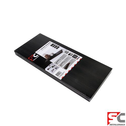 Estante Flotante 60X25 Cm Wengue X 1U Sc Metalúrgica