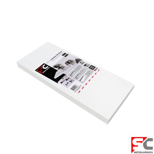 Estante Flotante 80X25 Cm Blanco X 1U Sc Metalúrgica