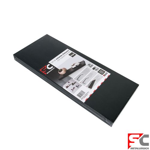 Estante Flotante 80x25 Cm Negro X 1U