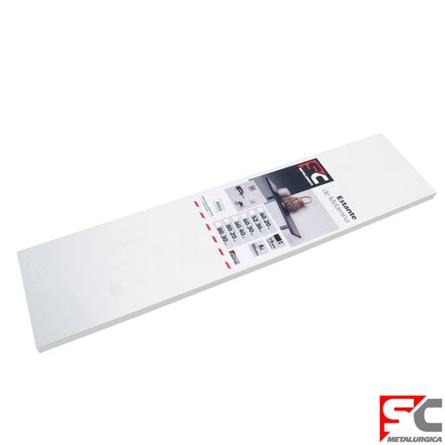 Estante 18 Mm 30X80 Cm Blanco X 1U Sc Metalúrgica
