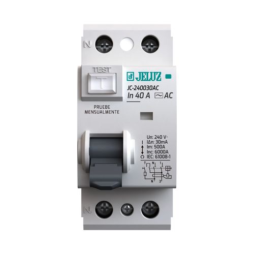 Interruptor Diferencial 2X40 A - 30 Ma Jeluz