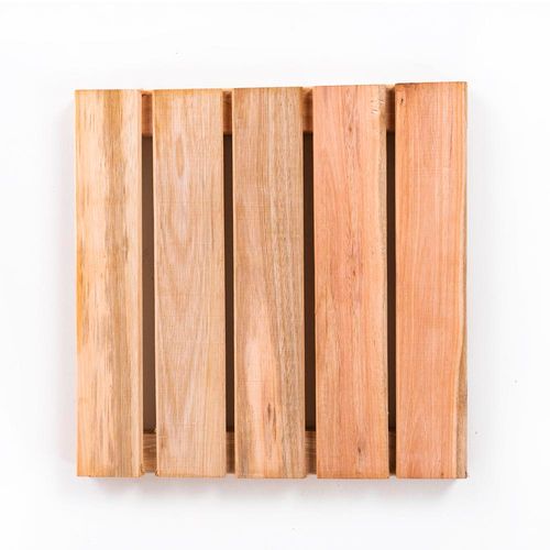 Baldosas Para Deck Eucalipto 35X35 Cm