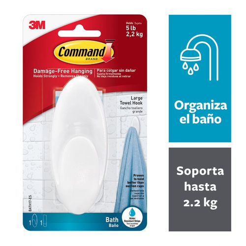 Gancho Command Baño Grande 2.2Kg