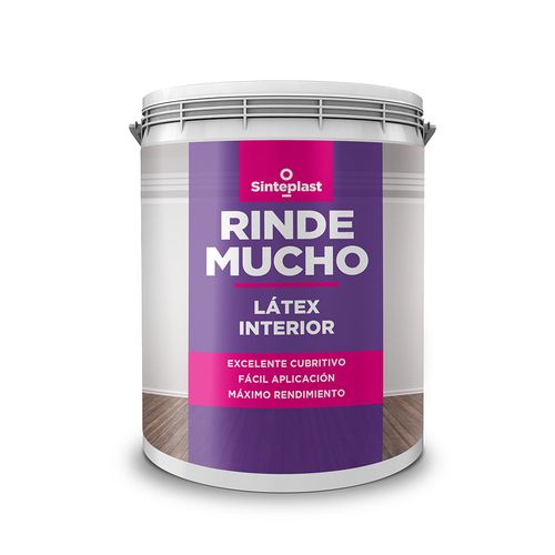 Látex Interior Rinde Mucho Blanco 04Lts Sinteplast