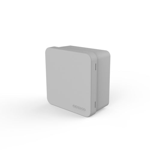 Caja Cuadrada Superficie Con Tapa Blanca Genrod