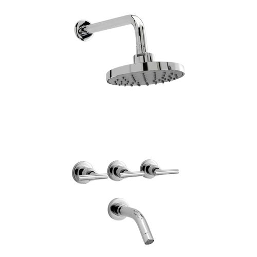 Juego Para Baño Embutido Con Transferencia 80131 Mallor  Queija