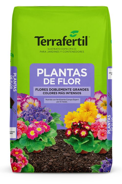 Sustrato Para Plantas De Flor 20Lts Terrafertil