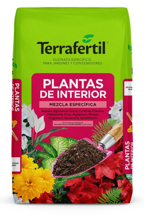 Sustrato Plantas De Interior 20 Lts Terrafertil