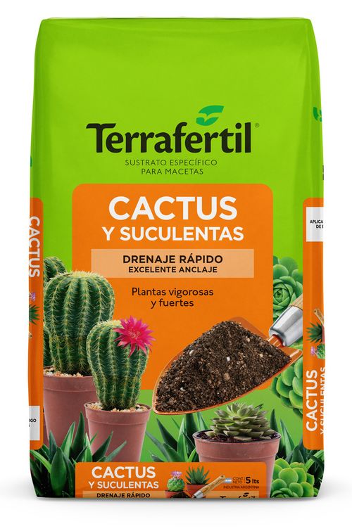 Sustrato Para Cactus 5 Lts Terrafertil