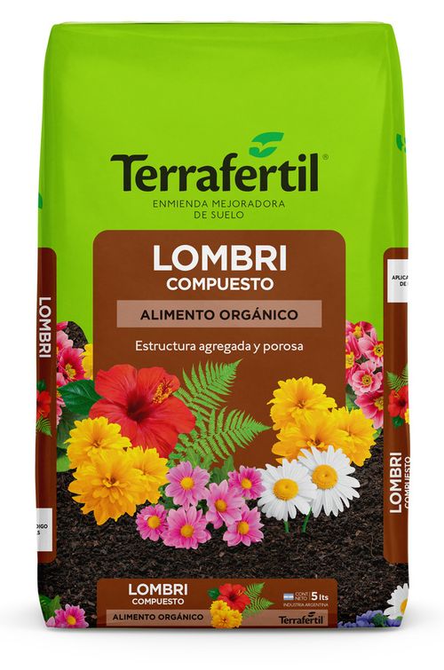 Enmienda Lombricompuesto X 5 Lts Terrafertil