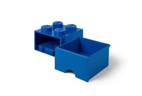 Organizador 4 Nodos Cajonera Azul Lego