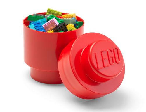 Organizador 1 Nodo Redondo Rojo Lego