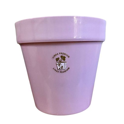Maceta Premium Clasica Nro16 Rosa Perlado Ta Plastic