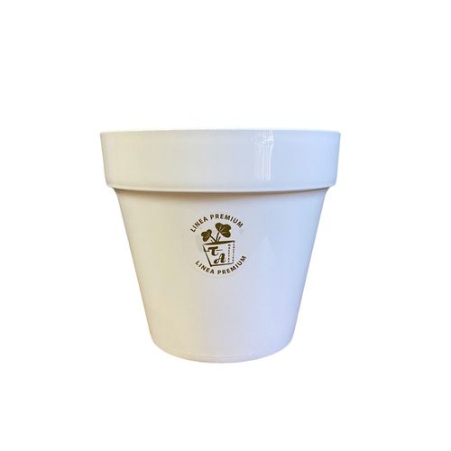 Maceta Premium Clasica Nro16 Blanca Ta Plastic
