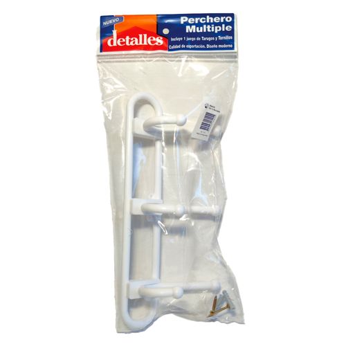 Perchero Pared Plastico X3