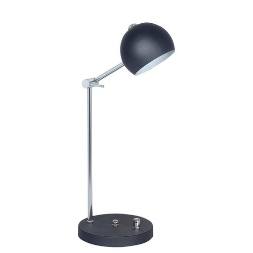 Lampara Escritorio Esfera G9 Negro Don Bell