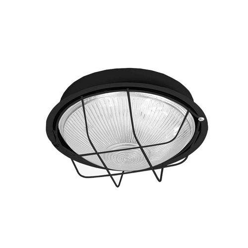 Tortuga Red Chapa 1L E27 P/Parrilla Negro San Justo