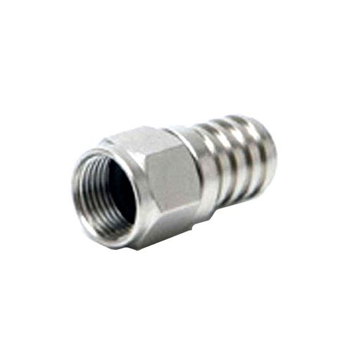 Conector Coaxial Latón Enchapado Niquel Zurich X3 Dayton