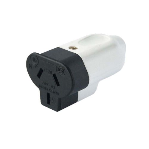 Ficha Kh Hembra Con Toma Tierra 10 A Blanco Kalop
