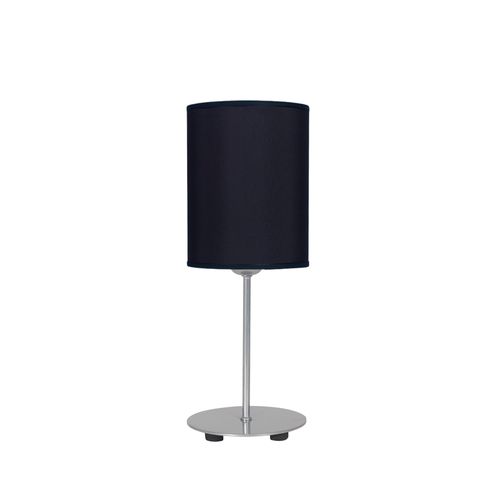 Velador Libertad Base Plata E27 Negro San Justo