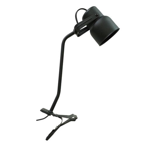 Lamp. Escritorio Pinza 1l e27 Negro