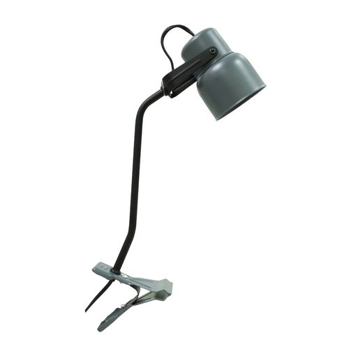 Lampara Escritorio Pinza 1 Luz E27 Gris Plomo San Justo