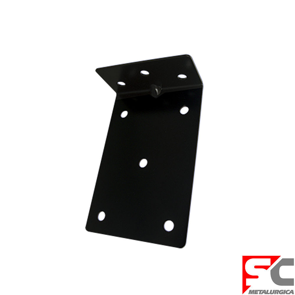 Soporte L Negro 2" Sc Metalúrgica