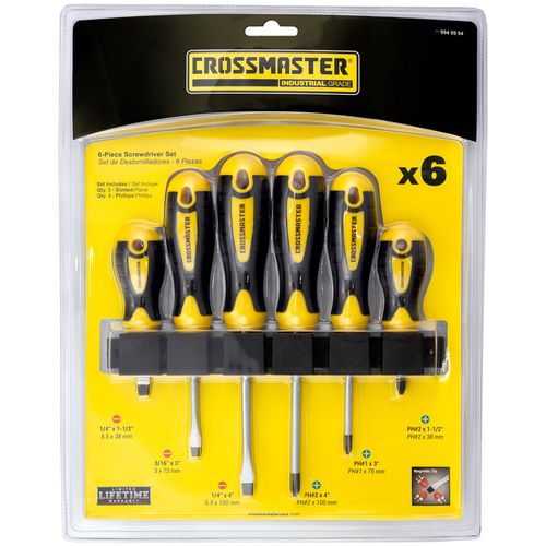 Set Destornilladores 6 Piezas Crossmaster