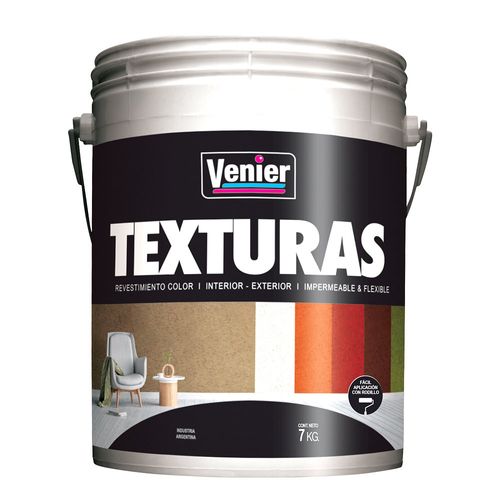 Revestimiento Texturado Gris Intenso 7Kg Venier