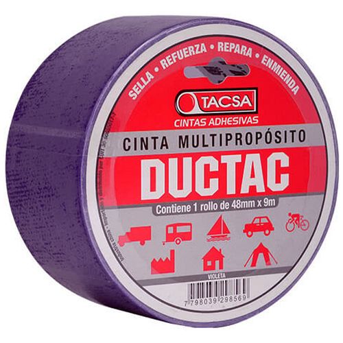 Cinta Para Ductos Violeta 48Mmx9M Ductac