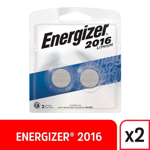 Pila Boton Cr2016 X 2 Energizer