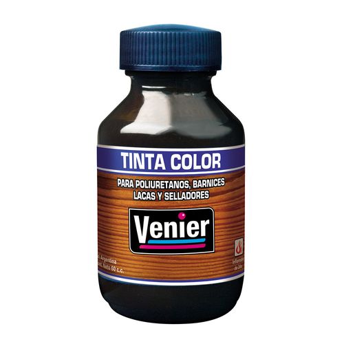 Tinta Color Para Maderas Algarrobo x60 Cc Venier